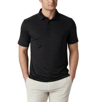 Columbia Polo Heren, Omni-Wick Sunday Zwart, 89VBNXHAP